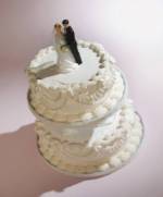 unique las vegas wedding cake.